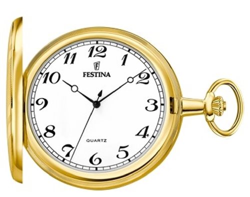 Da tasca Festina Uomo Tasca in Acciaio placcato oro giallo F2031/1 - F2031/1